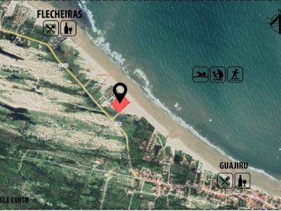 CEARÁ - FLECHEIRAS - EM BREVE: O MELHOR EMPREENDIMENTO DO LITORAL OESTE - PÉ NA AREIA COM 105 METROS DE FRENTE PARA O MAR - ALTO PADRÃO