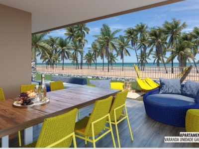 CEARÁ - FLECHEIRAS - EM BREVE: O MELHOR EMPREENDIMENTO DO LITORAL OESTE - PÉ NA AREIA COM 105 METROS DE FRENTE PARA O MAR - ALTO PADRÃO
